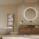 Espejo de baño con luz LED Lisboa Ledimex ambiente 9