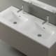 Conjunto de mueble de baño madera maciza ranurada Alpes 7 Bruntec detalle 2