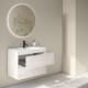 Conjunto mueble de baño fondo reducido 39 cm Roma Bruntec detalle 12