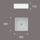 Lavabo sobre encimera Satet Art and Bath croquis 2