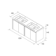 Conjunto mueble de baño Noja Salgar detalle 9
