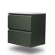 Conjunto de mueble de baño pequeño Nivo Bruntec 2 cajones suspendido principal 3