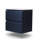 Conjunto de mueble de baño pequeño Nivo Bruntec 2 cajones suspendido principal 5
