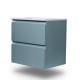 Conjunto de mueble de baño pequeño Nivo Bruntec 2 cajones suspendido principal 1