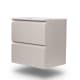 Conjunto de mueble de baño pequeño Nivo Bruntec 2 cajones suspendido principal 4