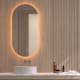 Espejo de baño con luz LED Delta Bruntec principal 7