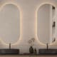 Espejo de baño con luz LED Delta Bruntec principal 0