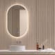 Espejo de baño con luz LED Delta Bruntec principal 1