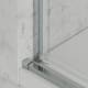 Mampara de ducha angular corredera Aria Bruntec detalle 10