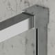 Mampara de ducha angular corredera Aria Bruntec detalle 7