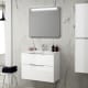 Conjunto mueble de baño fondo reducido 41cm Comet tirador cromo Coycama principal 1