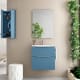 Conjunto mueble de baño fondo reducido 41cm Comet tirador cromo Coycama principal 0