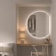 Espejo media luna con luz LED Zoni Bruntec ambiente 7
