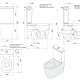 Inodoro Urb.y Plus Unisan Sanindusa croquis 5