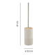 Conjunto de accesorios de baño Afrodite Gedy croquis 21