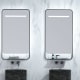 Espejo de baño con luz LED con repisa y cargador para móvil Concept Ledimex ambiente 5