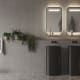 Espejo de baño con luz LED con repisa y cargador para móvil Concept Ledimex principal 1
