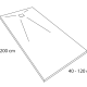 Plato de ducha Salone Bruntec croquis 1