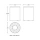 Papelera de baño Architect S+ Cosmic croquis 7