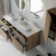 Mueble de baño con encimera solid surface Alpes 9 Bruntec detalle 2