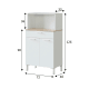 Auxiliar de cocina con encimera roble canadian Fast Bruntec croquis 4