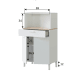 Auxiliar de cocina con encimera roble canadian Fast Bruntec croquis 5