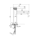 Grifo de lavabo Firenze Imex croquis 9