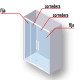 Mampara de Ducha Wind (WI-225) Profiltek croquis 3