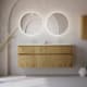 Conjunto de mueble de baño de madera maciza Alpes 6 Bruntec principal 0
