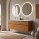 Conjunto de mueble de baño de madera maciza Alpes 7 Bruntec ambiente 4