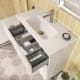 Conjunto mueble de baño fondo reducido 39 cm Vitale Royo Detalle 10