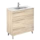Conjunto mueble de baño fondo reducido 39 cm Vitale Royo 3D 12
