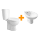Pack Inodoro + bidé New Bolonia de Bruntec principal 1