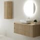 Mueble de baño con encimera de madera maciza Baviera Bruntec principal 1
