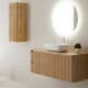 Mueble de baño con encimera de madera maciza Baviera Bruntec principal 2
