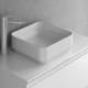 Conjunto mueble de baño con lavabo sobre encimera Nara Top Amizuva detalle 3