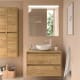 Mueble de baño con encimera de madera Noja Salgar principal 0