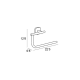 Toallero anilla de baño Bassic Manillons Torrent croquis 2