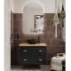 Mueble de baño con encimera de madera Renoir vintage clásico Salgar principal 1
