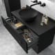 Mueble de baño con encimera de madera Renoir vintage clásico Salgar detalle 7