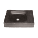 Lavabo de piedra natural Pizarra Bruntec detalle 1