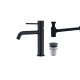 Pack Grifo de lavabo Monza + Válvula click-clack + Sifón visto redondo de Imex principal 1