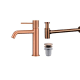 Pack Grifo de lavabo Monza + Válvula click-clack + Sifón visto redondo de Imex principal 3