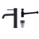 Pack Grifo de lavabo Monza + Válvula click-clack + Sifón visto redondo de Imex principal 1
