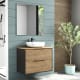 Mueble de baño con encimera de madera Duox Bruntec principal 1