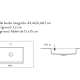 Lavabo encastrado Ideal Bruntec croquis 2