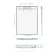 Platos de ducha de resina Elite Bruntec croquis 12