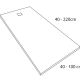 Plato de ducha Planic Bruntec Croquis 3