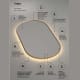 Espejo de baño con luz LED Tokyo Ledimex detalle 6
