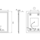 Espejo de baño con luz LED Holanda Ledimex croquis 11